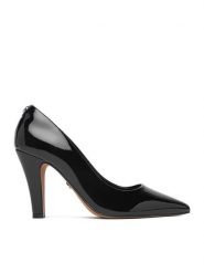 Nine West Czółenka CEO-CD25-320-1 Czarny. Czarne czółenka damskie Nine West, bez wzorów, ze skóry, bez obcasa. Za 249.99 zł.