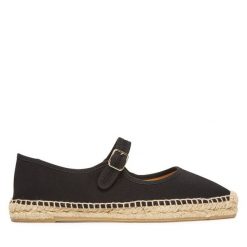 Espadryle Castañer. Czarne espadryle damskie Castañer, bez wzorów, bez obcasa. Za 389.99 zł.