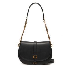 Torebka Guess. Czarne torebki wieczorowe damskie Guess, z aplikacjami, bez dodatków. Za 639.99 zł.