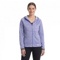Damska Bluza Polarowa AT200. Niebieskie bluzy damskie Trespass, na zimę, m, bez wzorów, z materiału, z kapturem. Za 104.99 zł.