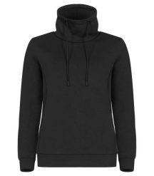 Clique Hobart Women bluza damska ze stójką z tkaniny air-layer – Black. Czarne bluzy damskie CLIQUE, m, bez wzorów, z elastanu, bez kaptura. Za 188.98 zł.