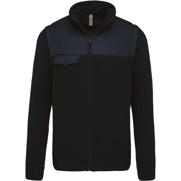 Kurtka Kariban Polaire Manches Amovibles. Niebieskie kurtki damskie KARIBAN, l, bez wzorów, z polaru, bez kaptura. Za 257.00 zł.