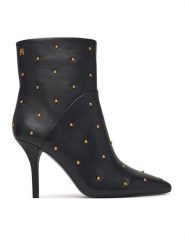 Tommy Hilfiger Botki High Heel Ankle Boot With Studs FW0FW09558 Czarny. Czarne botki damskie Tommy Hilfiger, bez obcasa, na szpilce, bez zapięcia. Za 849.99 zł.