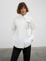 BGN Koszula w kolorze białym rozmiar: 38. Białe koszule damskie BGN, bez wzorów, bez kołnierzyka, bez ramiączek. Za 141.45 zł.