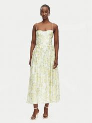 Bardot Sukienka koktajlowa Estie 59786DB5 Żółty Regular Fit. Żółte sukienki damskie Bardot, bez wzorów, z lyocellu, wizytowe, bez ramiączek. Za 819.99 zł.