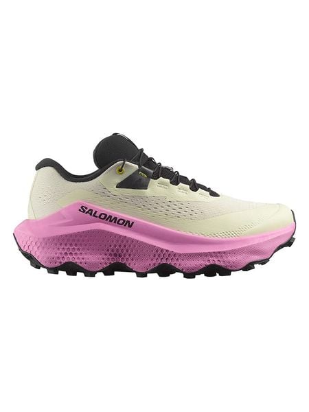 SALOMON Buty "Ultra Glide 3" w kolorze beżowo-różowym do biegania rozmiar: 39 1/3. Brązowe obuwie sportowe damskie Salomon, z materiału, bez zapięcia, do biegania. Za 547.77 zł.