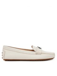 LAUREN RALPH LAUREN Mokasyny Barnsbury 802942768012 Biały. Białe mokasyny damskie Lauren Ralph Lauren, ze skóry, bez obcasa. Za 399.99 zł.