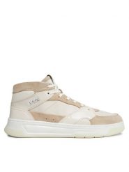 Boss Sneakersy Baltimore Hito 50504560 Beżowy. Brązowe obuwie sportowe damskie Boss, ze skóry, bez zapięcia. Za 769.99 zł.