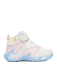 SHAQ Sneakersy CEO-DEVASTATOR AQ95086Y-WPZ Biały. Białe buty sportowe dziewczęce Shaq, bez wzorów, ze skóry, bez zapięcia. Za 179.99 zł.