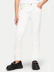 Tommy Hilfiger Jeansy Nora KG0KG07846 Biały Slim Fit. Białe jeansy dziewczęce Tommy Hilfiger, bez wzorów, z bawełny. Za 329.99 zł.