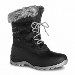 Damskie buty trekkingowe Trezeta Yuki. Czarne obuwie trekkingowe damskie Trezeta, z futra, bez zapięcia. Za 469.50 zł.