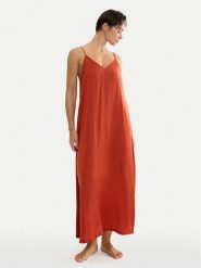 Triumph Sukienka letnia Summer Satin 10227240 Pomarańczowy Relaxed Fit. Brązowe sukienki damskie Triumph, bez wzorów, z syntetyku, bez ramiączek. Za 179.99 zł.