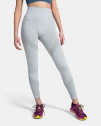 Damskie bezszwowe legginsy Kilpi SEAMIO-W. Szare legginsy damskie Kilpi, bez wzorów, z poliamidu. Za 91.56 zł.