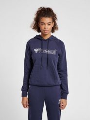 Damska bluza z kapturem Hummel Noni 2.0. Niebieskie bluzy damskie Hummel, na wiosnę, xs, bez wzorów, z bawełny, z kapturem. Za 212.45 zł.