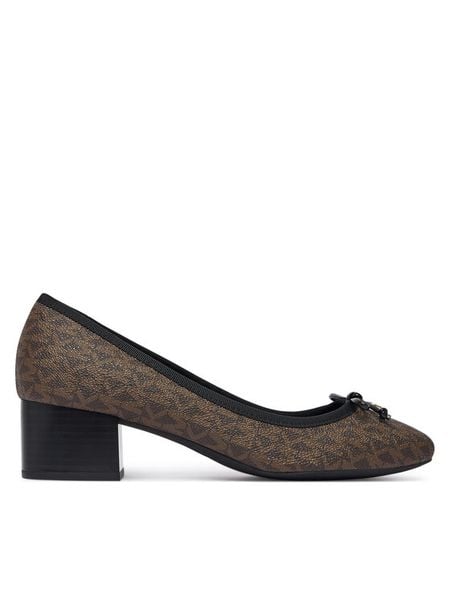 MICHAEL Michael Kors Półbuty 40T6PIMP1B Brązowy. Brązowe czółenka damskie MICHAEL Michael Kors, bez wzorów, ze skóry, bez obcasa, na obcasie, bez zapięcia. Za 679.99 zł.