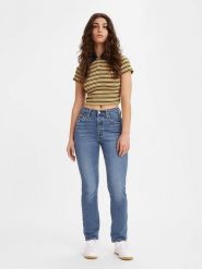 Levi's Dżinsy "501" - Regular fit - w kolorze niebieskim rozmiar: W26/L32. Niebieskie jeansy damskie Levi's, z podwyższonym stanem. Za 270.39 zł.