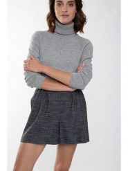 Perfect Cashmere Kaszmirowy golf w kolorze szarym rozmiar: L. Szare golfy damskie Perfect Cashmere, l, bez wzorów, z kaszmiru, bez ramiączek. Za 547.77 zł.