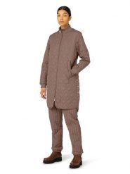 Ilse Jacobsen Płaszcz pikowany w kolorze brązowym rozmiar: 40. Brązowe płaszcze damskie Ilse Jacobsen, bez wzorów, bez kaptura. Za 217.99 zł.