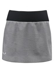 Salewa Spódnico-spodenki funkcyjne "Pedroc 2 Durastretch" w kolorze szarym rozmiar: 34. Szare spodenki sportowe damskie Salewa, bez wzorów, z materiału, sportowe, bez ramiączek. Za 132.05 zł.