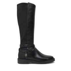 Kozaki MICHAEL Michael Kors. Czarne kozaki damskie MICHAEL Michael Kors, bez obcasa, na płaskiej podeszwie, bez zapięcia. Za 949.99 zł.