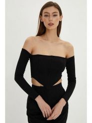 Cool and sexy Koszulka w kolorze czarnym rozmiar: L. Czarne koszulki damskie Cool and sexy, l, bez wzorów, bez kołnierzyka, bez ramiączek. Za 52.99 zł.