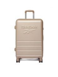 Reebok Walizka średnia CEO-RBK-WAL-001-07-CCC-M Beżowy. Brązowe walizki Reebok, bez wzorów, z tworzywa sztucznego, średnie. Za 299.99 zł.