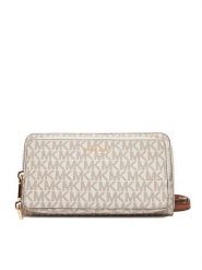 MICHAEL Michael Kors Torebka Jet Set 32F5GJ6C7B Beżowy. Brązowe listonoszki damskie MICHAEL Michael Kors, bez wzorów, z materiału, bez dodatków. Za 539.99 zł.