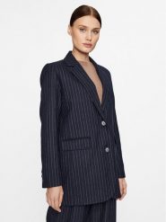 Pepe Jeans Marynarka Rene PL402287 Czarny Relaxed Fit. Czarne marynarki i żakiety damskie Pepe Jeans, s, bez wzorów, z jeansu. Za 619.99 zł.