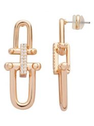 U.S. Polo Assn. Pozłacane kolczyki-wkrętki z kryształami rozmiar: onesize. Żółte kolczyki damskie U.S. Polo Assn., z kryształem, metalowe. Za 100.99 zł.