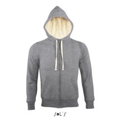 Kurtka z kapturem Sol's Sherpa. Szare kurtki damskie SOL'S, m, bez wzorów, z bawełny, z kapturem. Za 281.85 zł.