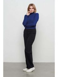 &Co Woman Koszulka w kolorze granatowym rozmiar: XS. Niebieskie koszulki damskie &Co Woman, xs, bez wzorów, bez kołnierzyka, bez ramiączek. Za 155.45 zł.