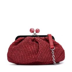 Torebka Weekend Max Mara. Czerwone torebki wieczorowe damskie Weekend Max Mara, bez wzorów, bez dodatków. Za 1,159.00 zł.