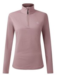 Dare 2b Koszulka narciarska "Lowline II" w kolorze jasnoróżowym rozmiar: 42. Różowe koszulki damskie Dare 2b, bez wzorów, z materiału, bez kołnierzyka, bez ramiączek. Za 78.47 zł.