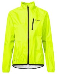 Kurtka damska Drop Jacket III. Żółte kurtki damskie Vaude, bez wzorów, z materiału, bez kaptura. Za 519.00 zł.