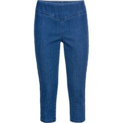 Wygodne dżinsy rybaczki ze stretchem bonprix niebieski. Niebieskie jeansy damskie bonprix. Za 74.99 zł.
