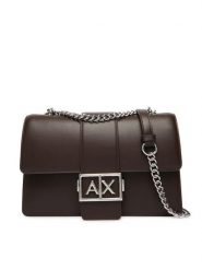 Armani Exchange Torebka XW000070 AF12039 U6018 Brązowy. Brązowe torebki wieczorowe damskie Armani Exchange, bez wzorów, ze skóry, bez dodatków. Za 679.99 zł.