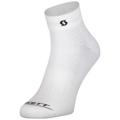 Skarpety SCOTT Performance Quarter. Białe skarpetki damskie Scott, bez wzorów. Za 52.99 zł.