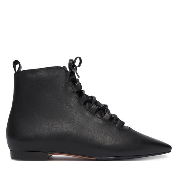 Trzewiki Balagan. Brązowe botki damskie BALAGAN, bez obcasa, na płaskiej podeszwie, bez zapięcia. Za 719.99 zł.