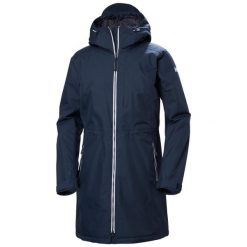 Kurtka wodoodporna ocieplana damska Helly Hansen Westport. Niebieskie kurtki damskie Helly Hansen, bez wzorów, bez kaptura. Za 766.00 zł.