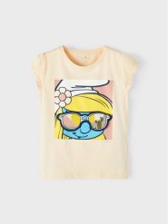 NAME IT T-Shirt 13217769 Pomarańczowy Regular Fit. Brązowe koszulki i t-shirty dziewczęce Name it, bez wzorów, z bawełny, bez kołnierzyka, bez ramiączek. Za 79.99 zł.