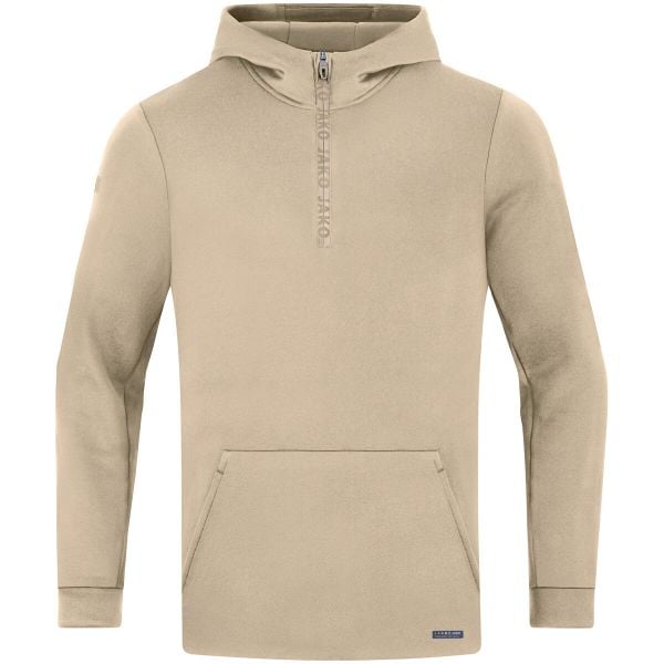 Bluza z kapturem dla kobiet Jako Pro Casual. Brązowe bluzy damskie JAKO, bez wzorów, z elastanu, z kapturem. Za 260.89 zł.