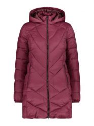 Cmp Płaszcz pikowany w kolorze bordowym rozmiar: 38. Czerwone płaszcze damskie CMP, s, bez wzorów, bez kaptura. Za 139.54 zł.