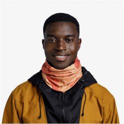 Komin na szyję - Bandana BUFF Thermonet® Evaporate Tangerine. Brązowe kominy damskie Buff, bez wzorów. Za 119.99 zł.