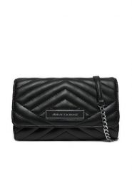 Armani Exchange Torebka 948481 4R742 00020 Czarny. Czarne torebki wieczorowe damskie Armani Exchange, bez wzorów, ze skóry, bez dodatków. Za 299.99 zł.
