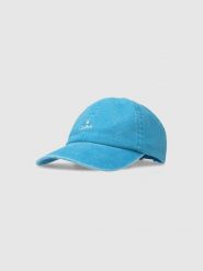 4F Czapka z daszkiem strapback damska - niebieska Uniwersalny. Niebieskie czapki z daszkiem damskie 4F, na lato, bez wzorów, z bawełny. W wyprzedaży za 39.99 zł.