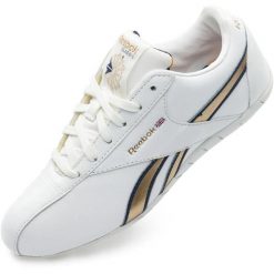 Buty Sportowe Reebok World Sprint Białe. Białe obuwie sportowe damskie Reebok, bez zapięcia, do biegania. Za 204.99 zł.