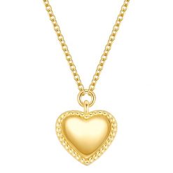 Glanzstücke München Łańcuszek Serce z Srebro wysokiej próby w Żółte złoto Naszyjniki 1 ct Damski. Żółte naszyjniki damskie Glanzstücke München, pozłacane. Za 149.99 zł.