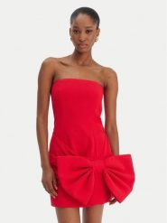 Marella Sukienka koktajlowa Editore 2613221013 Czerwony Slim Fit. Czerwone sukienki damskie Marella, bez wzorów, z syntetyku, wizytowe, bez ramiączek. Za 1,569.00 zł.