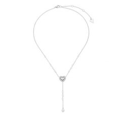 Naszyjnik Guess. Szare naszyjniki damskie Guess, srebrne. Za 399.99 zł.