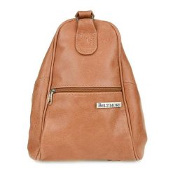 Plecak torebka skórzany 2w1 Beltimore 019 camelowy. Brązowe plecaki bez wzorów, ze skóry. Za 197.90 zł.